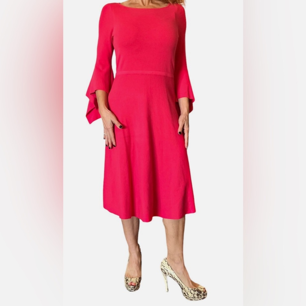 Banana Republic Pink Knit Handkerchief Sleeve Dress - Picture 15 of 15